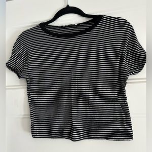 Black and white stripped shirt